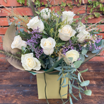 White Roses Valentines Delivery 